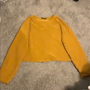 Corduroy Yellow Sweater